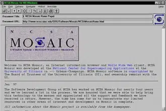 On April 22nd, 1993, the first version of the Mosaic web browser was released. Mosaic brought the internet to mainstream users and later inspired Netscape Navigator.
